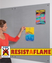 Resist-A-Flame Fire Retardant Unframed Notice Boards
